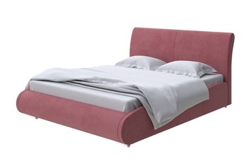 Спальная кровать Corso-8 200x200, Велюр (Ultra Багряный) в Южно-Сахалинске