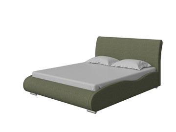 Кровать 2-х спальная Corso-8 Lite 140x200, Искусственная шерсть (Лама Авокадо) в Южно-Сахалинске