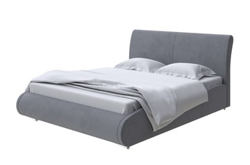 Спальная кровать Corso-8 Lite 160х200, Велюр (Ultra Мокрый асфальт) в Южно-Сахалинске