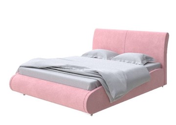 Кровать в спальню Corso-8 Lite 180х200, Велюр (Casa Жемчужно-розовый) в Южно-Сахалинске