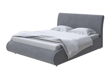 Спальная кровать Corso-8 Lite 180х200, Велюр (Ultra Мокрый асфальт) в Южно-Сахалинске