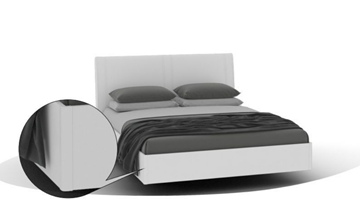 Кровать в спальню Domenica, Кр-06 (1600), без ГПМ в Южно-Сахалинске - предосмотр 1