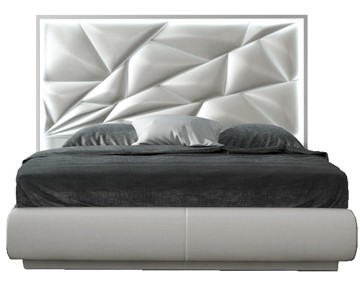Кровать спальная FRANCO KIU 1242 с LED подсветкой изголовья (180х200) в Южно-Сахалинске - предосмотр