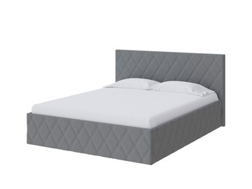 Кровать 2-х спальная Fresco 160х200, Рогожка (Savana Grey (серый)) в Южно-Сахалинске