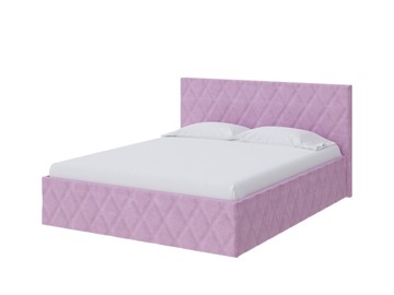 Двуспальная кровать Fresco 200х200, Велюр (Лофти Сиреневый) в Южно-Сахалинске - предосмотр