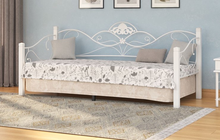 Спальная кровать Garda 2R софа 90х200, белый в Южно-Сахалинске - изображение 1