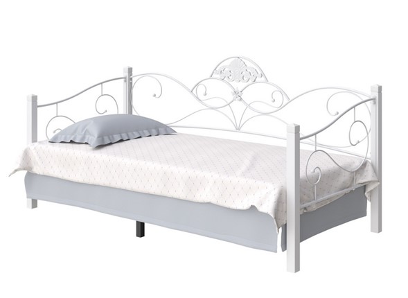 Спальная кровать Garda 2R софа 90х200, белый в Южно-Сахалинске - изображение