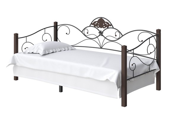 Кровать в спальню Garda 2R софа 90х200, орех в Южно-Сахалинске - изображение
