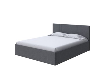 Кровать спальная Helix Plus 160х200, Рогожка (Savana Grey (серый)) в Южно-Сахалинске - предосмотр