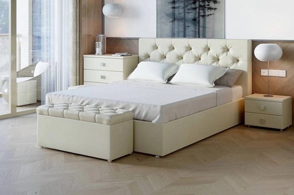 Кровать 2х-спальная Кристалл 2 1600х2000 с подъёмным механизмом в Южно-Сахалинске - изображение