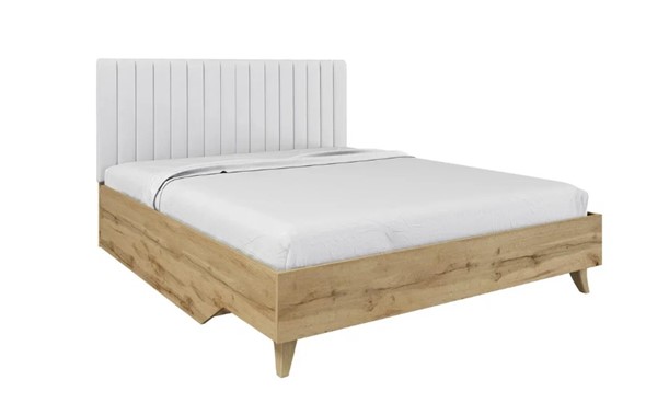 Кровать в спальню Лаура 1600 с настилом в Южно-Сахалинске - изображение
