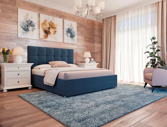 Кровать спальная Люкс размер 160*200 с основанием в Южно-Сахалинске - изображение 3