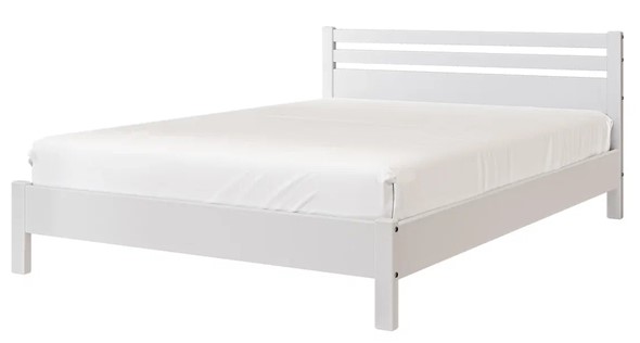 Кровать Милена (Белый античный) 160х200 в Южно-Сахалинске - изображение