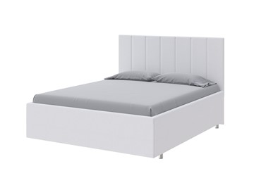 Двуспальная кровать Modern Large 140х200, Экокожа (Белый) в Южно-Сахалинске - предосмотр