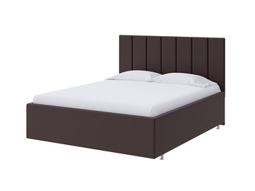 Спальная кровать Modern Large 160х200, Экокожа (Коричневый) в Южно-Сахалинске - предосмотр