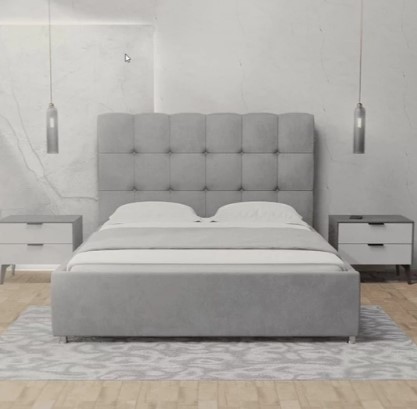 Двуспальная кровать Модерна 200х200 без основания в Южно-Сахалинске - изображение