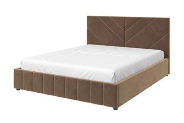 Кровать двуспальная Нельсон Линия 160х200 (вариант 3) с основанием в Южно-Сахалинске