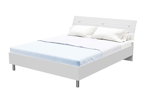 Кровать Rest 1, 180х200, ЛДСП (Белый) в Южно-Сахалинске - изображение