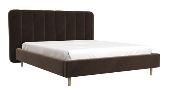 Двуспальная кровать Рино 160х200 (вариант 3) с основанием в Южно-Сахалинске - изображение