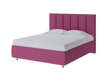 Кровать Routa 160х200, Рогожка (Savana Berry (фиолетовый)) в Южно-Сахалинске