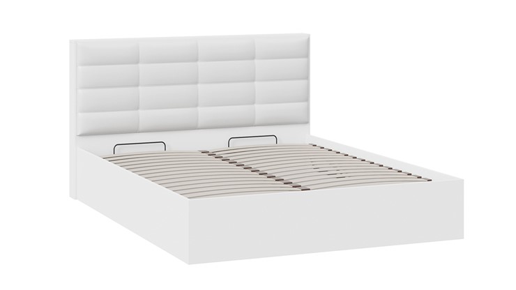 Спальная кровать с подъемным механизмом Агата тип 1 (Белый) в Южно-Сахалинске - изображение 1