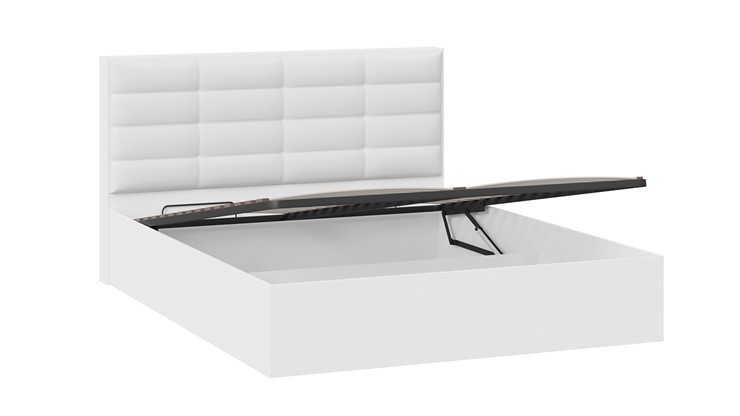 Спальная кровать с подъемным механизмом Агата тип 1 (Белый) в Южно-Сахалинске - изображение 2