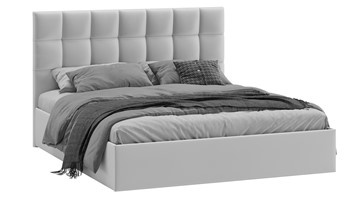 2-спальная кровать с подъемным механизмом Эмбер (Велюр Confetti Silver) в Южно-Сахалинске - предосмотр