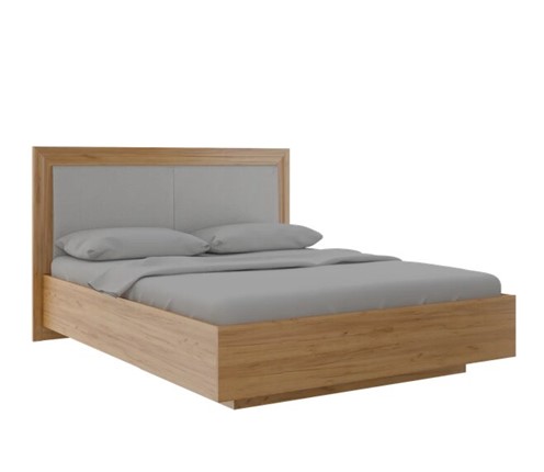 Двуспальная кровать с подъемным механизмом Глэдис М33 (Дуб золотой) в Южно-Сахалинске - изображение