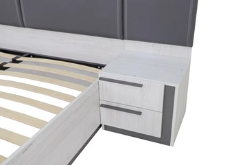 Кровать с подъемным механизмом 2-спальная Винтер-16, винтерберг/темно-серый/спейс графит в Южно-Сахалинске - предосмотр 6