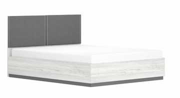 Кровать с подъемным механизмом 2-спальная Винтер-16, винтерберг/темно-серый/спейс графит в Южно-Сахалинске