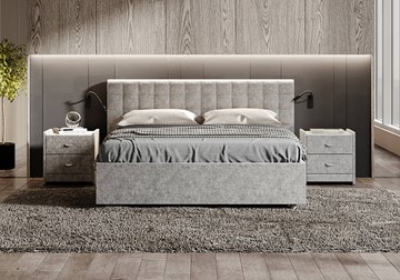 Двуспальная кровать Siena 200х200 с основанием в Южно-Сахалинске - предосмотр 3