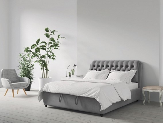 Спальная кровать Siena-3 1800х1900 с подъёмным механизмом в Южно-Сахалинске - изображение