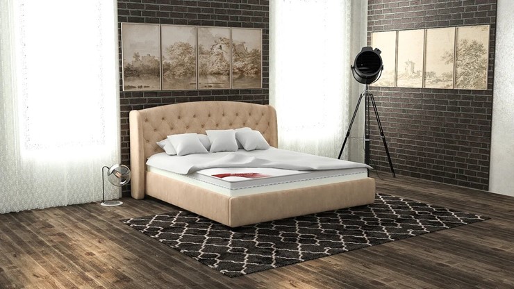 Кровать двуспальная Сильва 180х200 (с основанием) в Южно-Сахалинске - изображение 10