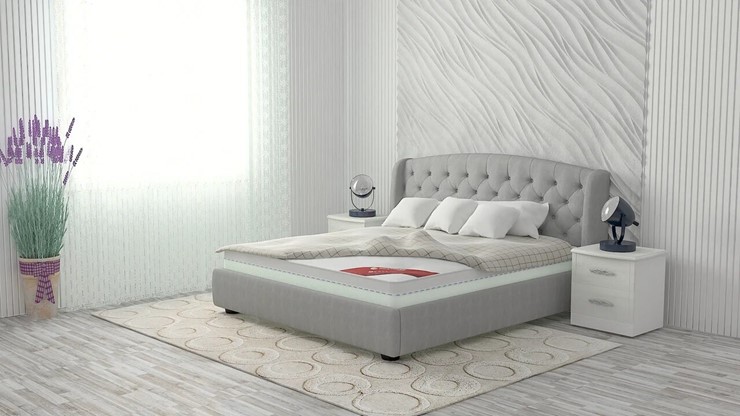 Кровать двуспальная Сильва 180х200 (с основанием) в Южно-Сахалинске - изображение 5