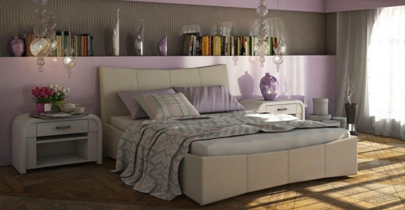 Спальная кровать Stella с ортопедической решеткой 160х200 в Южно-Сахалинске - изображение
