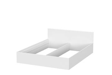 Кровать в спальню Токио (1,6х2,0), белый текстурный в Южно-Сахалинске - предосмотр