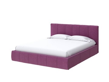 Кровать двуспальная Varna Grand 180х200, Рогожка (Savana Berry (фиолетовый)) в Южно-Сахалинске