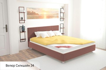 Спальная кровать Вена 160х200 (с основанием) в Южно-Сахалинске - предосмотр 1