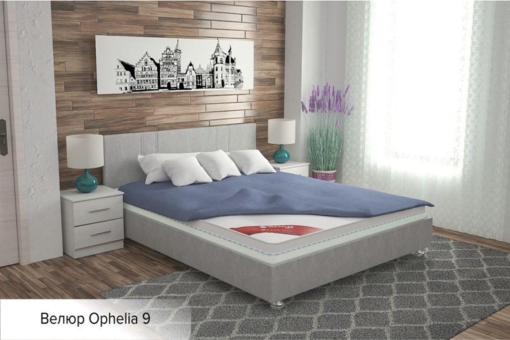 Спальная кровать Вена 160х200 (с основанием) в Южно-Сахалинске - изображение 6
