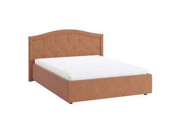 Спальная кровать Верона 2 1.4, персик (велюр) в Южно-Сахалинске - предосмотр