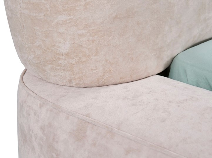 Кровать двуспальная Zephyr 160х200, (Велсофт Винтажный розовый) в Южно-Сахалинске - изображение 3