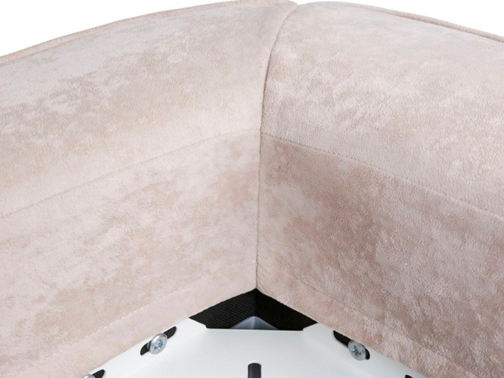 Кровать двуспальная Zephyr 160х200, (Велсофт Винтажный розовый) в Южно-Сахалинске - изображение 6