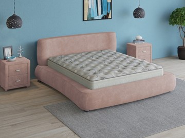 Кровать двуспальная Zephyr 160х200, (Велсофт Винтажный розовый) в Южно-Сахалинске - предосмотр