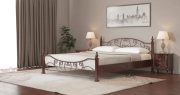 Спальная кровать Барон 160*195 с основанием в Южно-Сахалинске