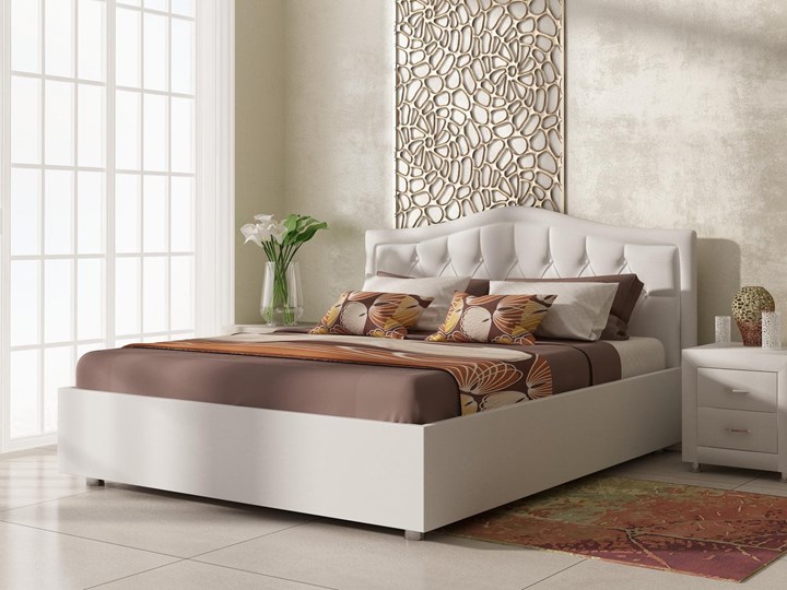 Двуспальная кровать Ancona 200х190 с основанием в Южно-Сахалинске - изображение 1