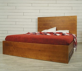Кровать в спальню Gouache Birch с ящиками (M10516ETG/4) в Южно-Сахалинске - предосмотр 1