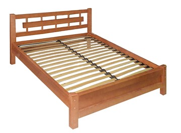 Спальная кровать Алина 140х200 с оcнованием в Южно-Сахалинске - предосмотр 1