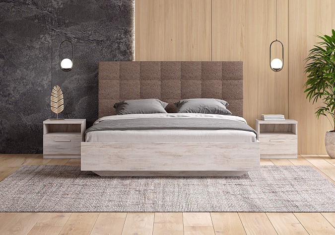 Двуспальная кровать Luiza (ясмунд) 160х200 с основанием в Южно-Сахалинске - изображение 2