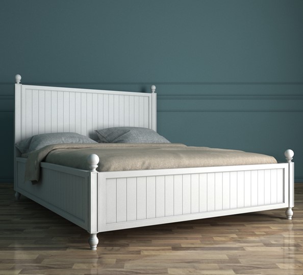 Кровать спальная Palermo, (PL1016), белый в Южно-Сахалинске - изображение 1