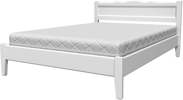 Кровать 2-спальная Карина-7 (Белый Античный) 160х200 в Южно-Сахалинске - изображение